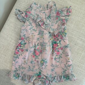 Janie and Jack - Floral Romper
